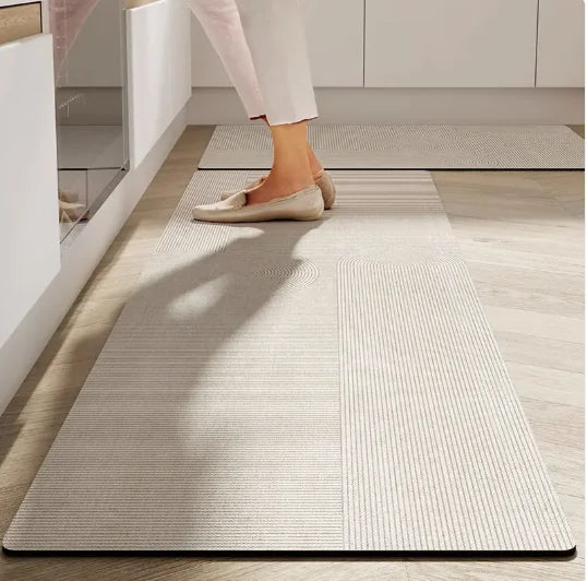Superabsorberande halkfri köksmatta – Stilren och säker för ditt hem