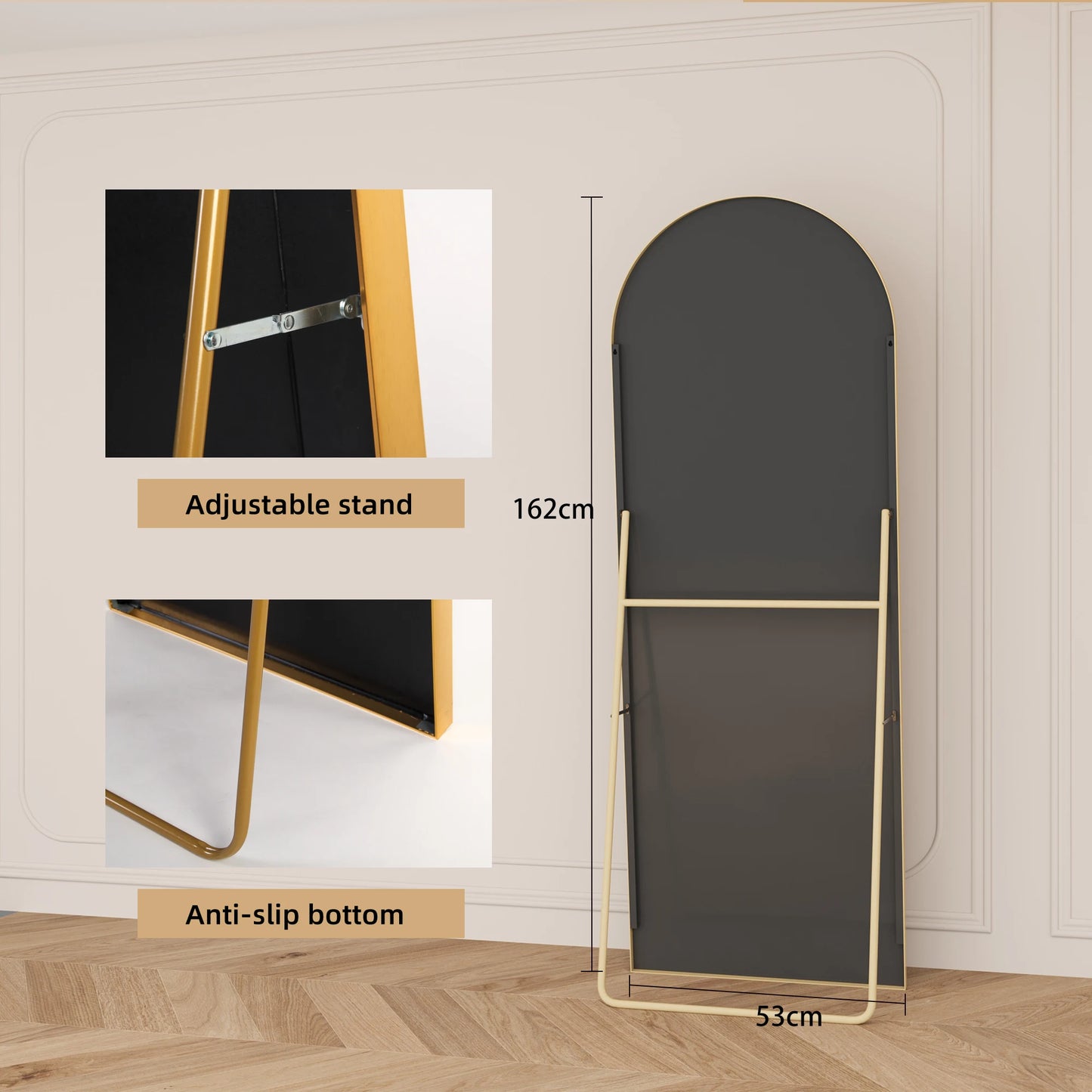 Golvspegel 162×53 cm