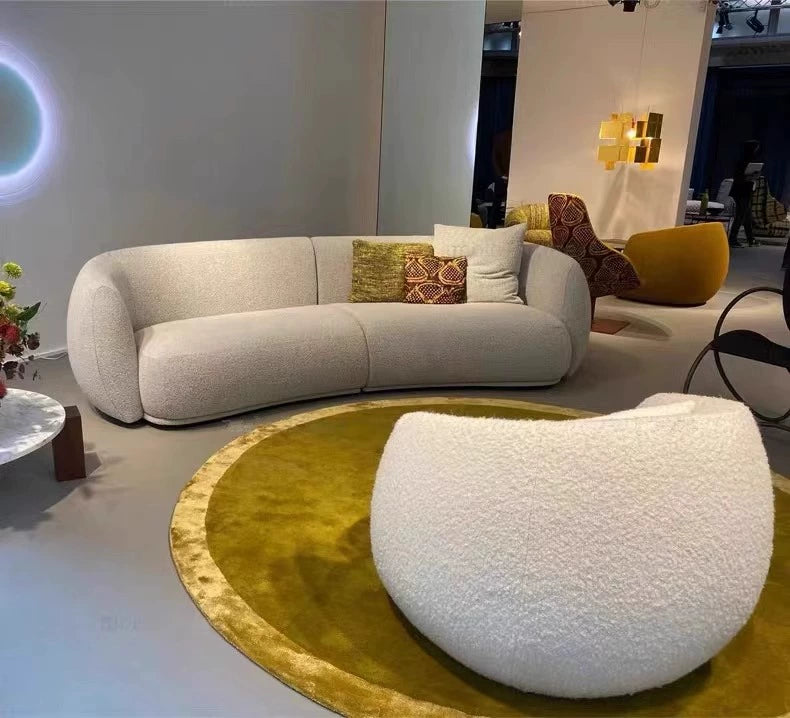 Lyxig Nordisk Enpersonssoffa – Modern Design – Bekväm Loungestol för Vardagsrum & Läsning