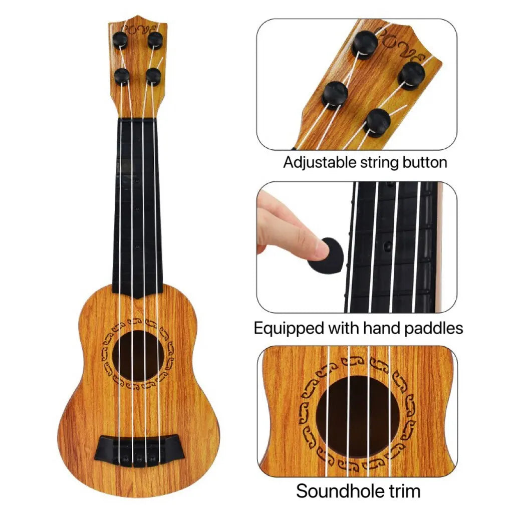 đž Barn-Gitarr 35 cm â Musikleksak med StrĂ€ngar | För Flickor & Pojkar frĂ„n 3 Ă„r