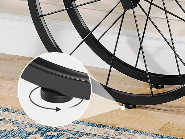 Retro Konsolbord med Cykelbas – Tribesigns Design för Vardagsrum & Hall