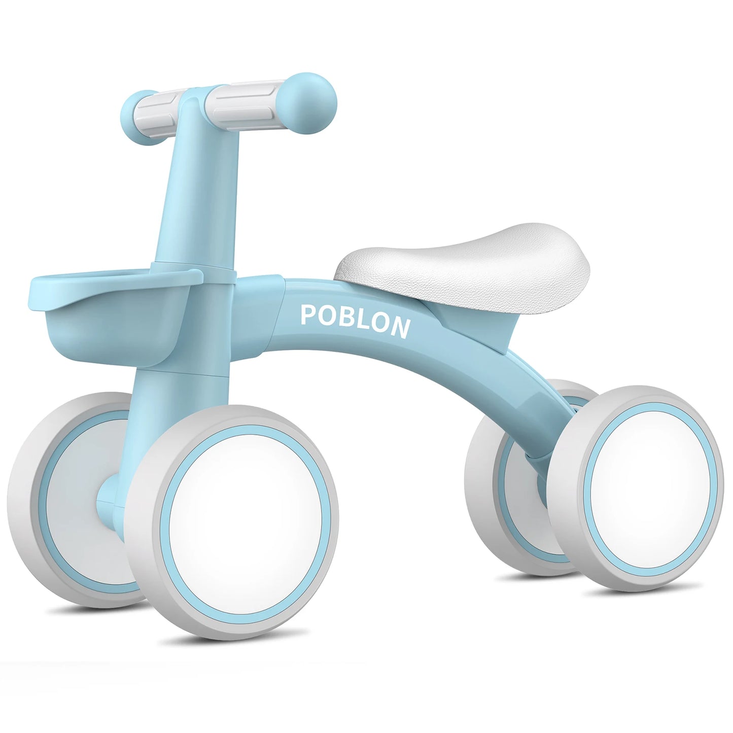 Baby Balanscykel med 4 Hjul – För Barn 12–24 Månader | Utan Pedaler