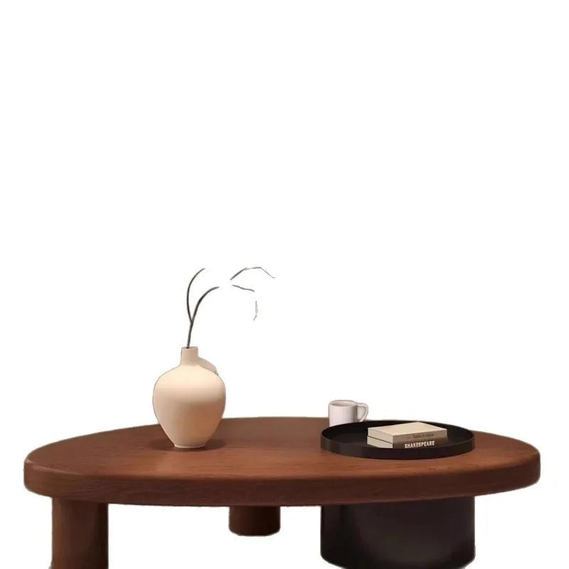 Wabi Sabi Te-bord – Minimalistisk Elegans i Massivt Trä