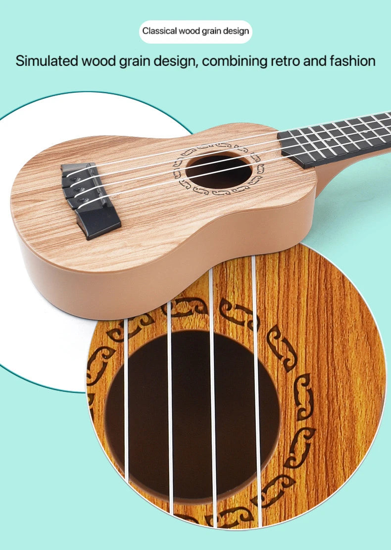 đž Barn-Gitarr 35 cm â Musikleksak med StrĂ€ngar | För Flickor & Pojkar frĂ„n 3 Ă„r