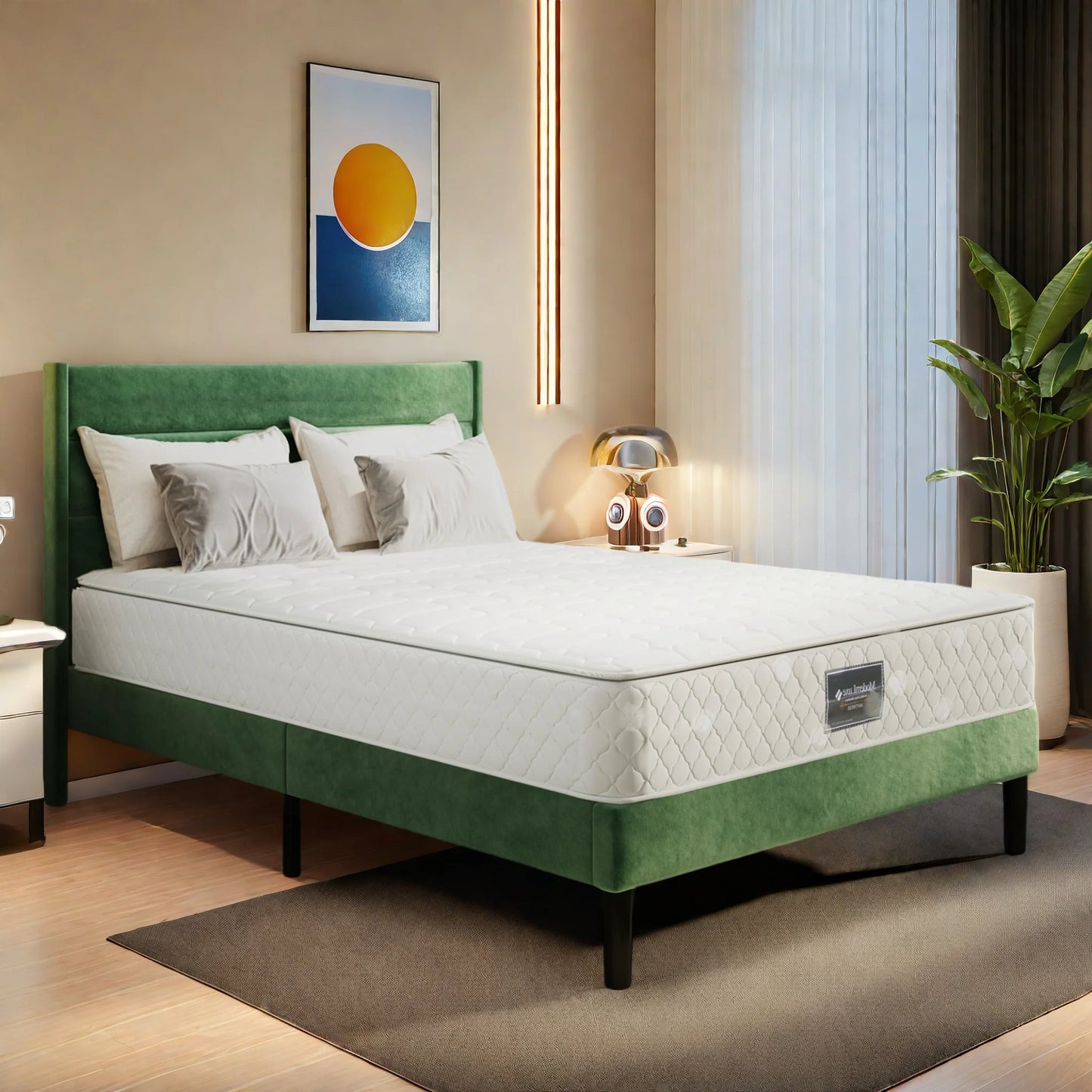 Anajqaqia Madrass 160×200 cm – 7-Zons Ergonomisk Komfort med H3 Fasthet
