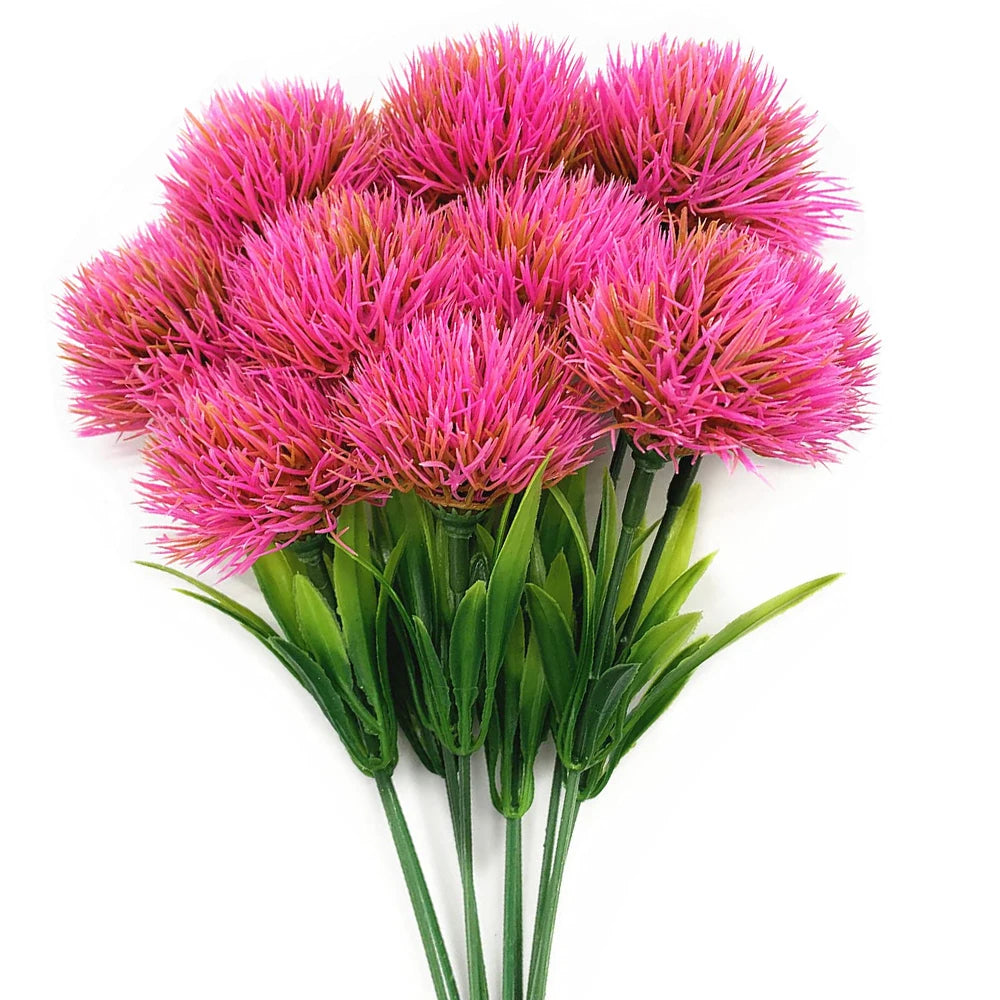 10-pack konstgjorda maskrosblommor – Dekorationsbukett för bröllop, fest och hem