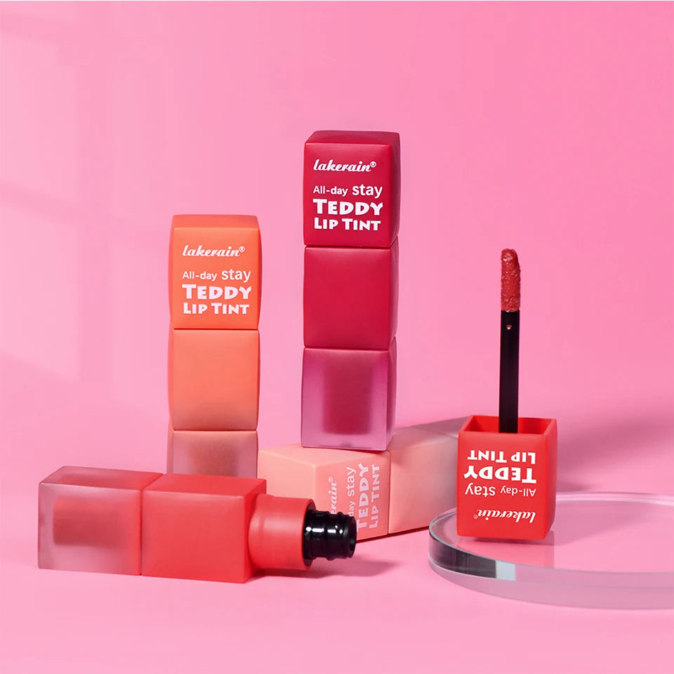 Teddy Lip Tint – Vattenfast Läppfärg med Matt Finish – Upp till 12h Hållbarhet