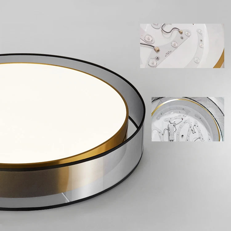 Lyxig Postmodern Taklampa i Polerad Koppar – För Sovrum, Matsal & Vardagsrum – Nordisk Design