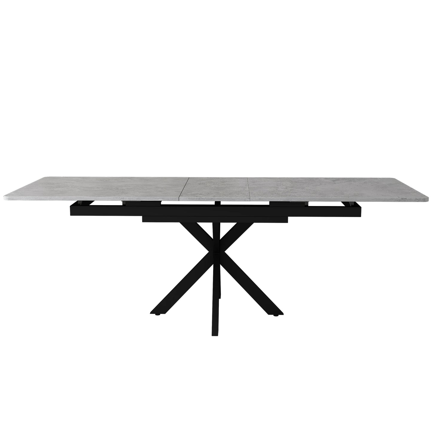 Utdragbart Matbord – Automatisk Funktion, Rektangulär Design, Modern Stil för Matsal & Vardagsrum