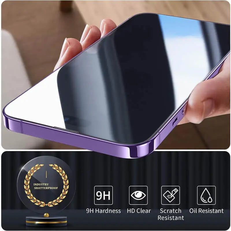 Skärmskydd i Härdat Glas – För iPhone 11–17 Pro/Pro Max – Reptålig & Stöttålig