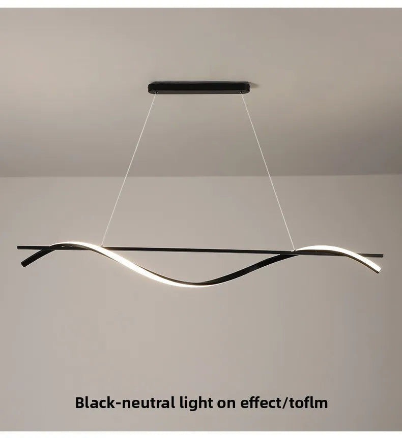 Postmodern LED Pendellampa – Minimalistisk Design för Matsal & Restaurang