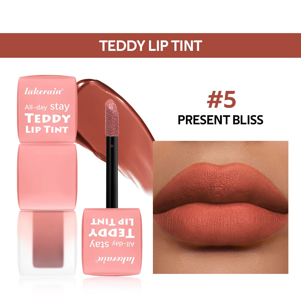 Teddy Lip Tint – Vattenfast Läppfärg med Matt Finish – Upp till 12h Hållbarhet