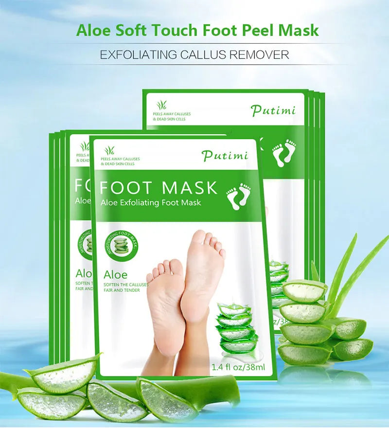 Fotmask 1-pack – Exfolierande & Återfuktande Pedikursockor | Mjuka Fötter på 1 Vecka