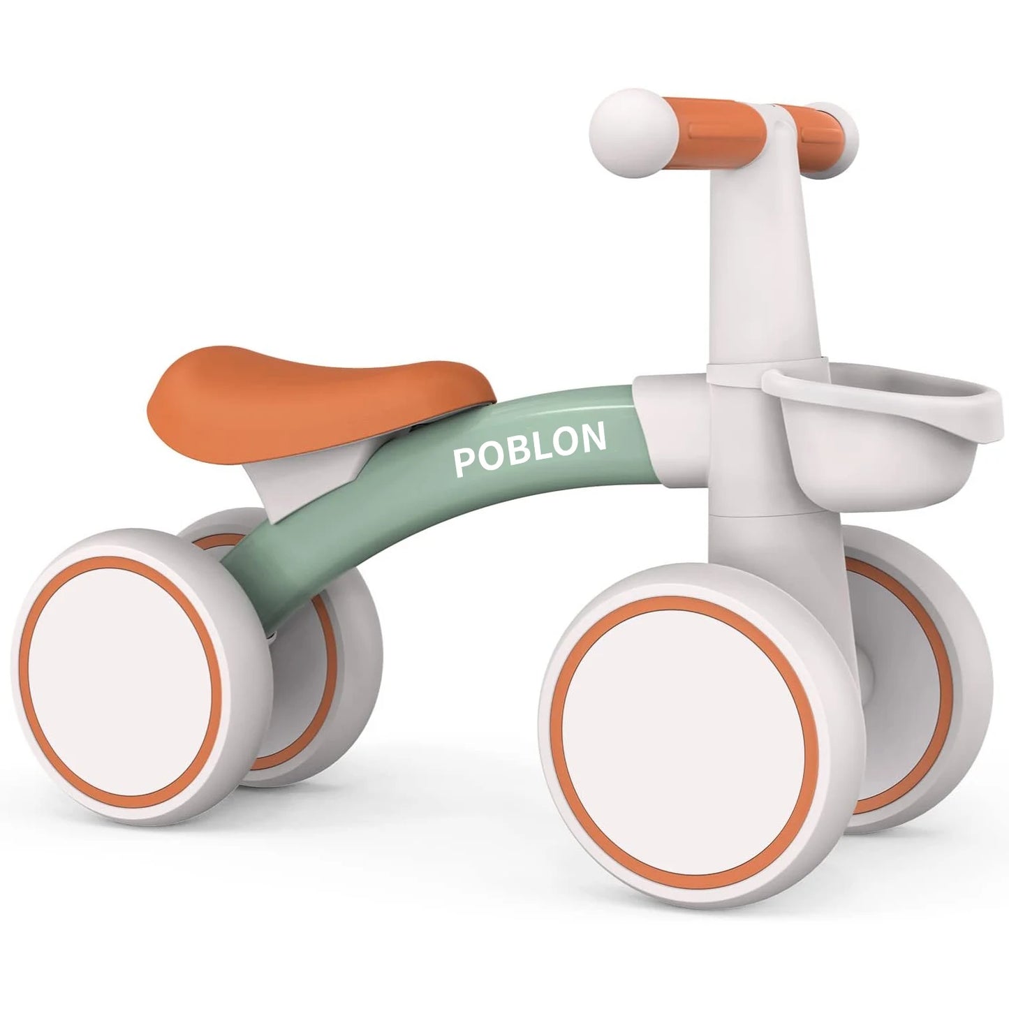 Baby Balanscykel med 4 Hjul – För Barn 12–24 Månader | Utan Pedaler