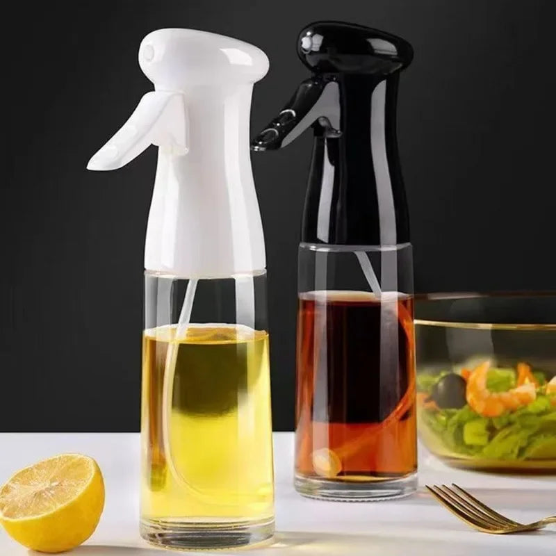 Oljedispenser med Sprayfunktion – 200ml/300ml/500ml – För Matlagning, Grill & Bakning