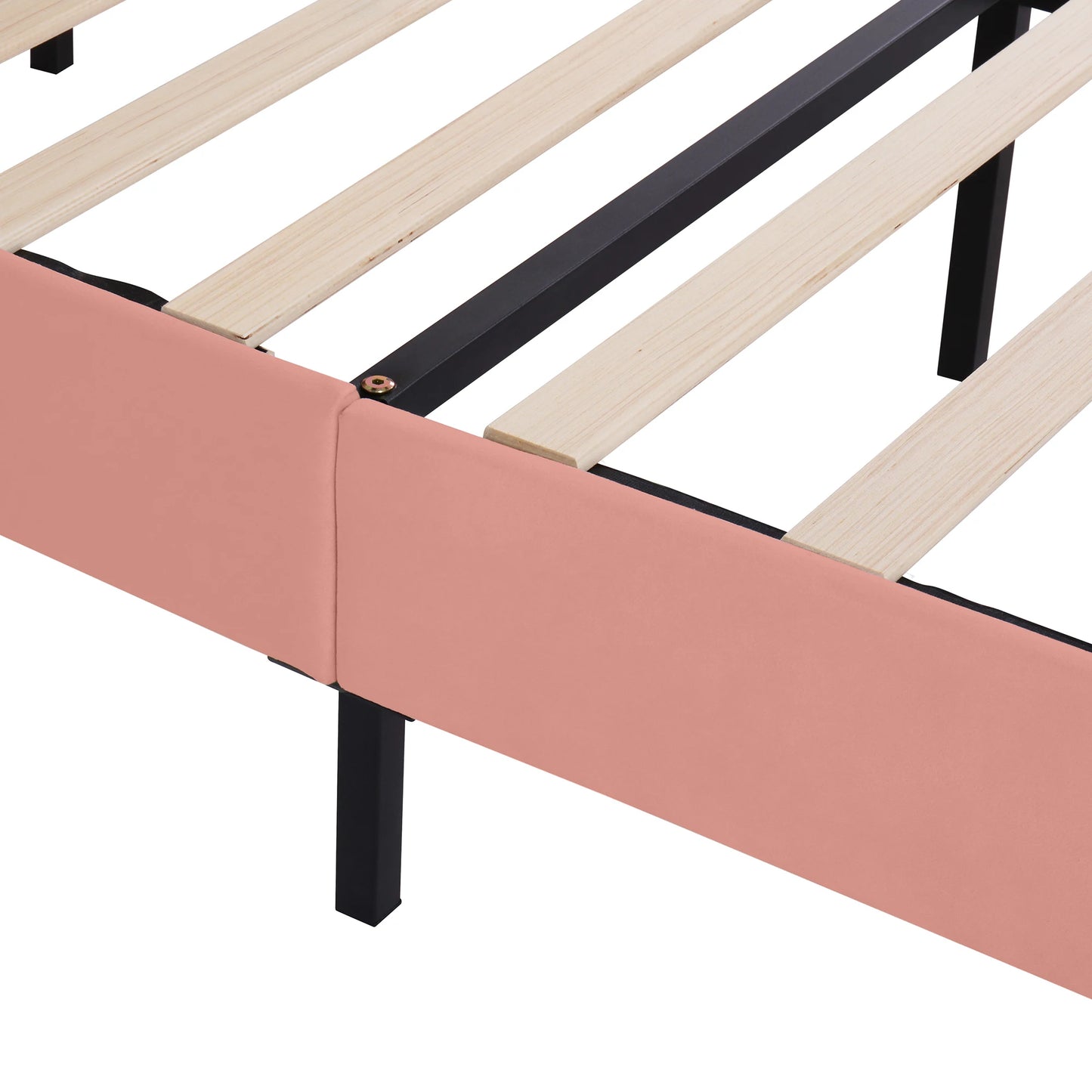 Barnsäng Paddy – 90×200 cm & 140×200 cm med Träribbor och Huvudgavel