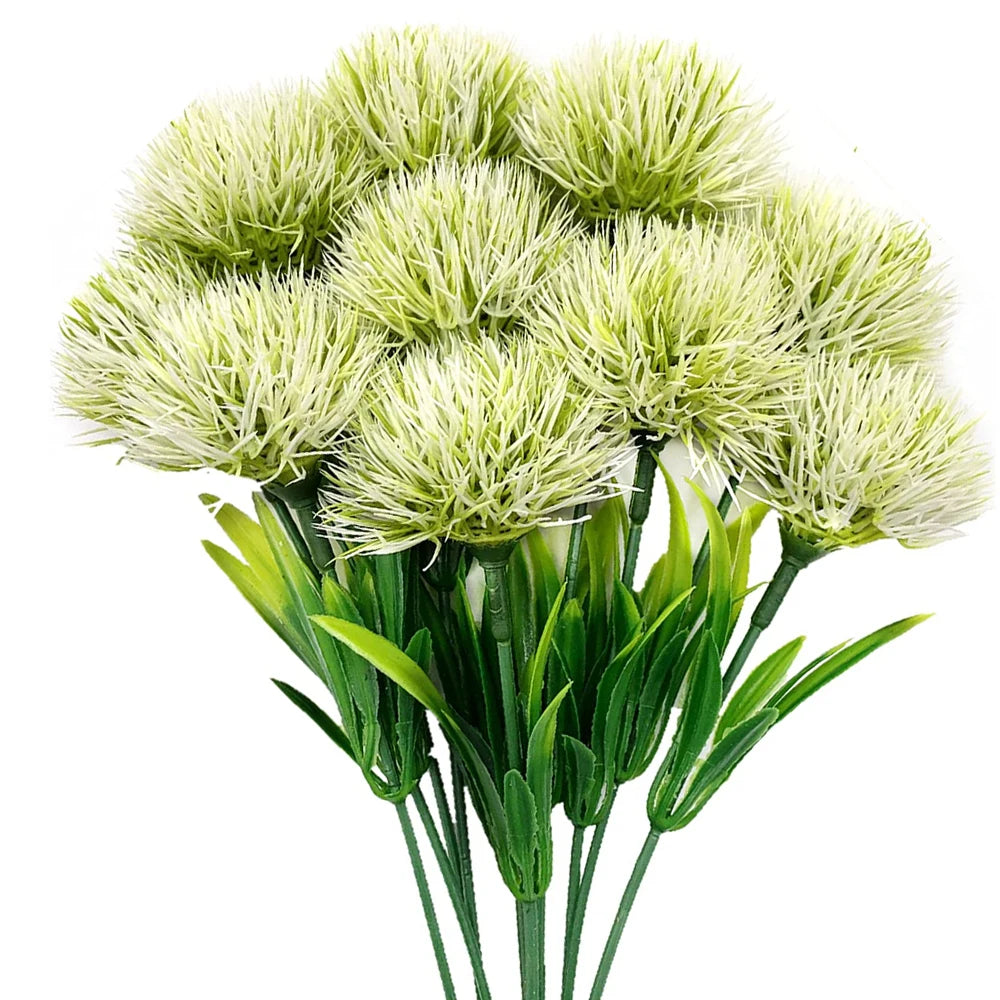 10-pack konstgjorda maskrosblommor – Dekorationsbukett för bröllop, fest och hem