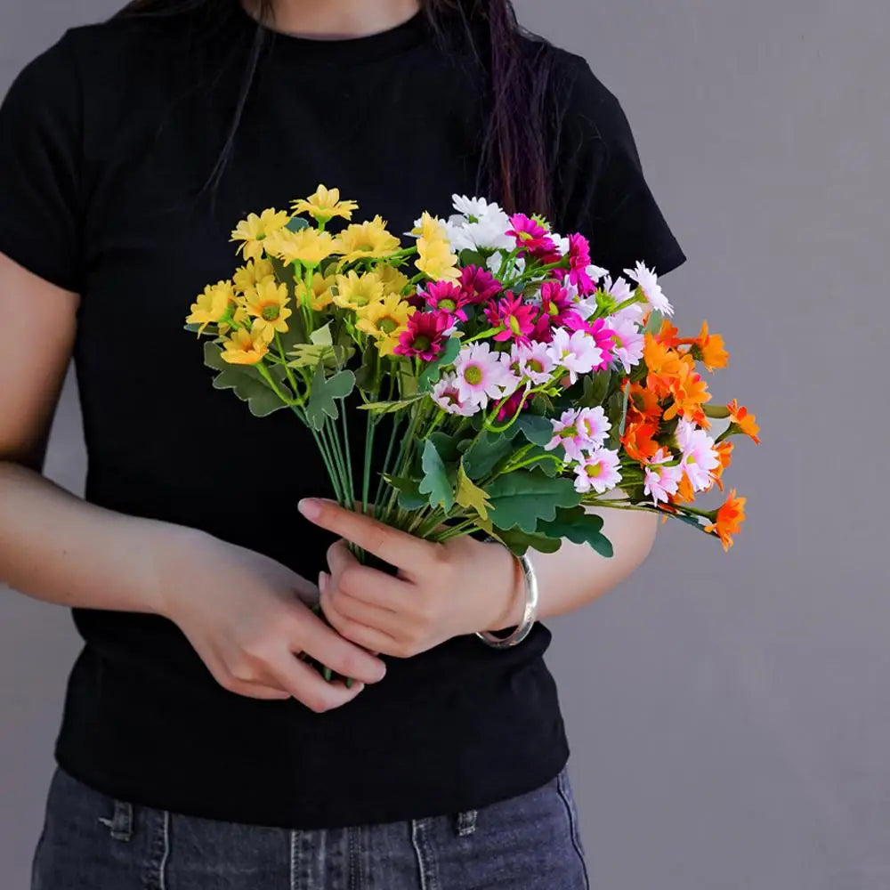 Konstgjorda Höstblommor – Vattentåliga Mumsblommor för Utomhus & Inomhus (5-pack)