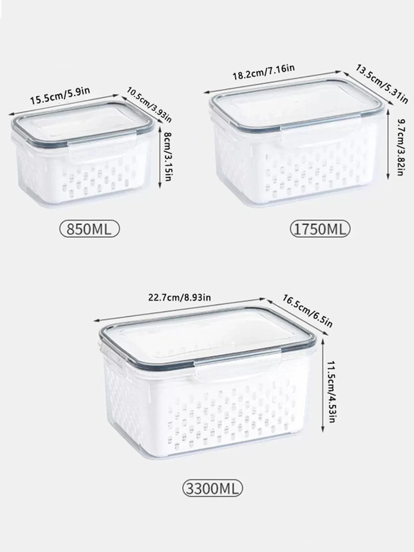 3-pack Premium Matlådor – Läckagesäkra, Stapelbara & Återanvändbara
