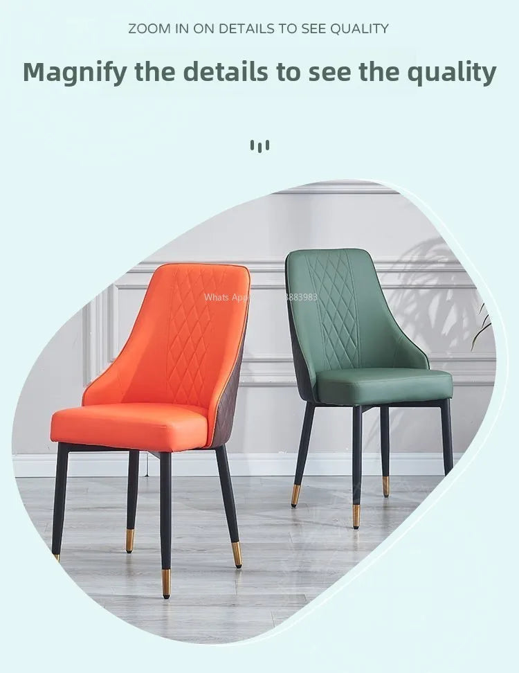 Nordisk Matstol med Katttass-design – Mjuk & Lyxig – För Hem, Hotell & Lounge