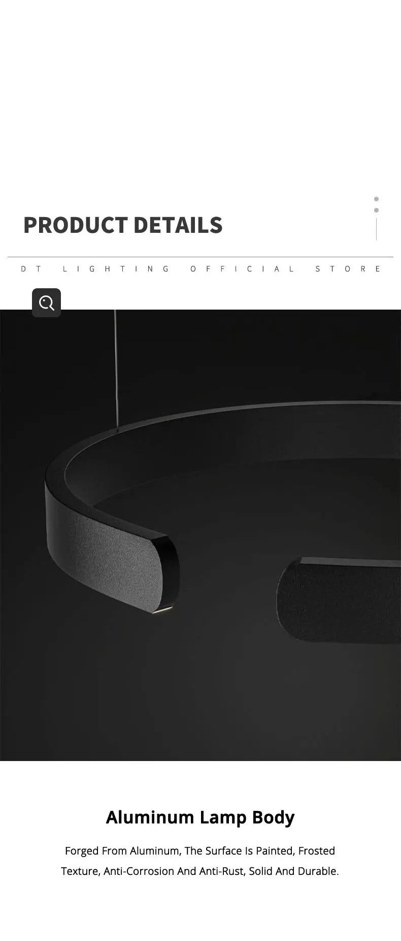 Nordisk LED Ringformad Taklampa – Modern Design i Roséguld, Svart, Vitt & Guld