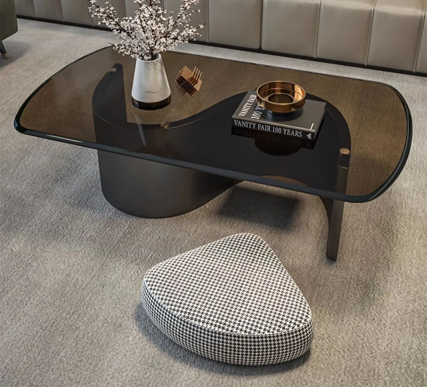 MDNG Rektangulärt Soffbord i Härdat Glas – Lyxig Modern Design