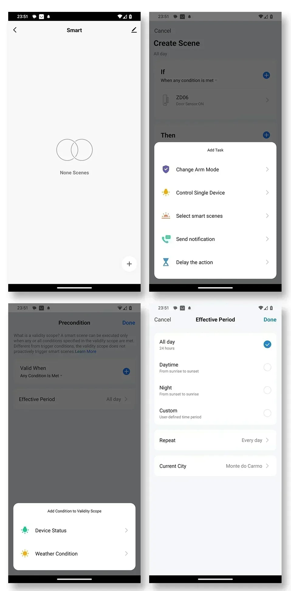 Tuya WiFi Dörr- & Fönstersensor – Smart Trådlös Detektor med Appstyrning