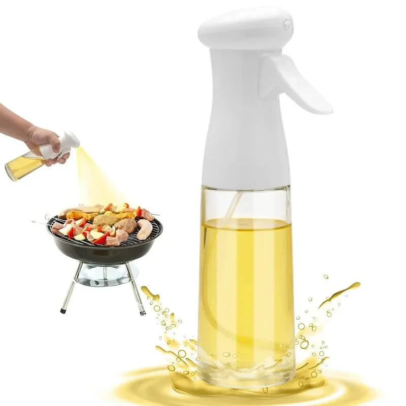 Oljedispenser med Sprayfunktion – 200ml/300ml/500ml – För Matlagning, Grill & Bakning