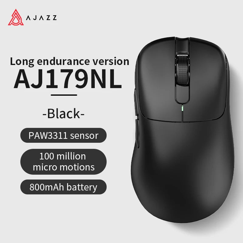 đź AJAZZ AJ179 PRO â TrĂ„dlös & TrĂ„dbunden Gamingmus med Magnetisk Laddningsstation