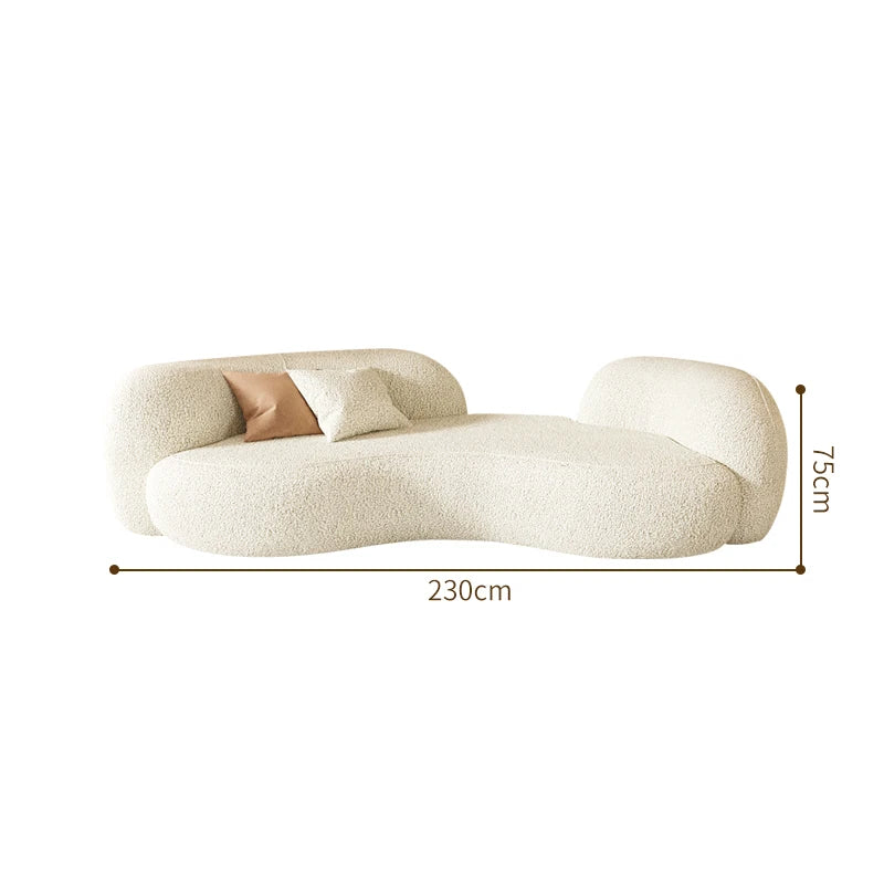 Nordisk Lyxig Hörnsoffa – Berberfleece & Modern Design – För Vuxna & Vardagsrum