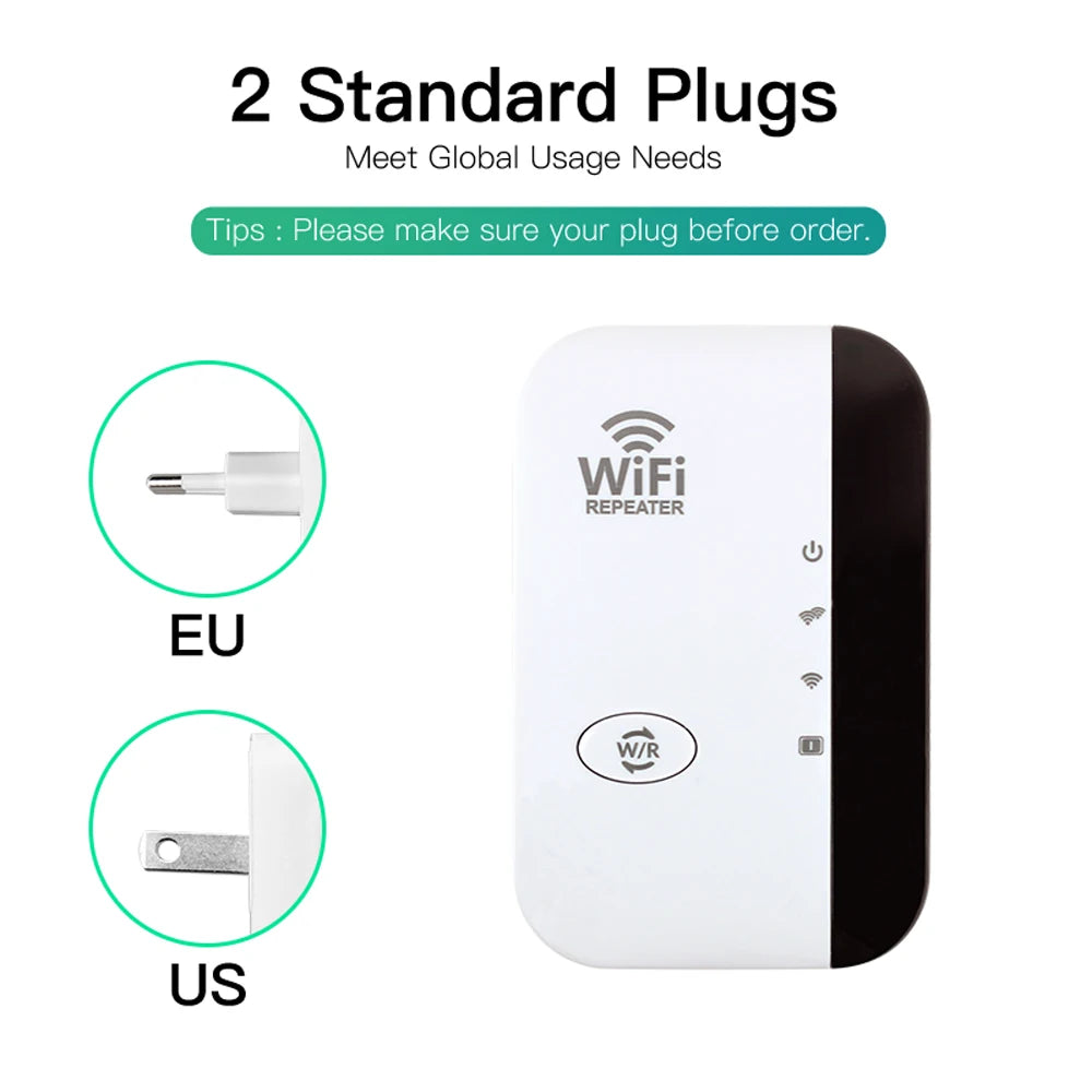 đ¶ FENVI WiFi Repeater â 300 Mbps SignalförstĂ€rkare med WPS & FjĂ€rrstyrning