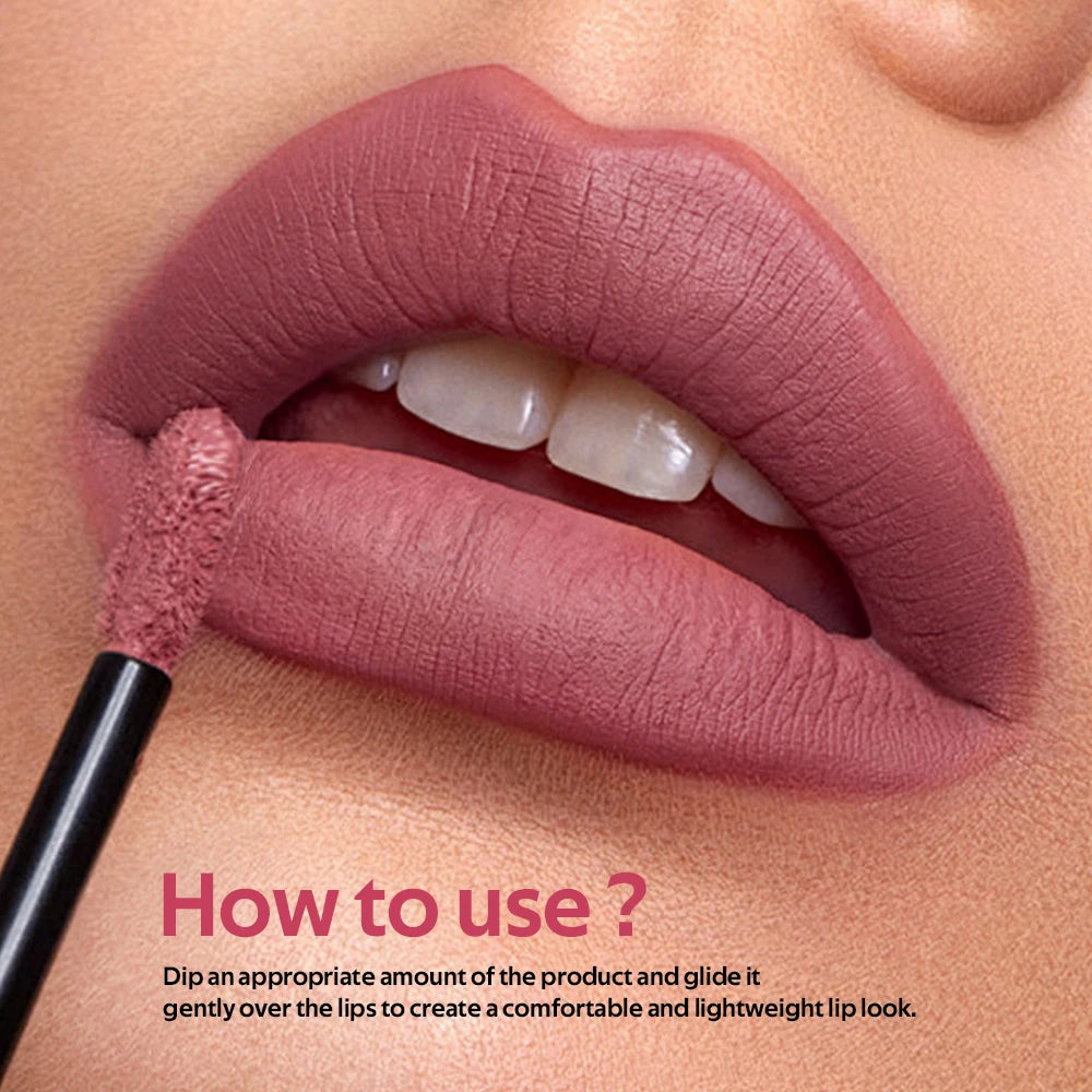 Teddy Lip Tint – Vattenfast Läppfärg med Matt Finish – Upp till 12h Hållbarhet