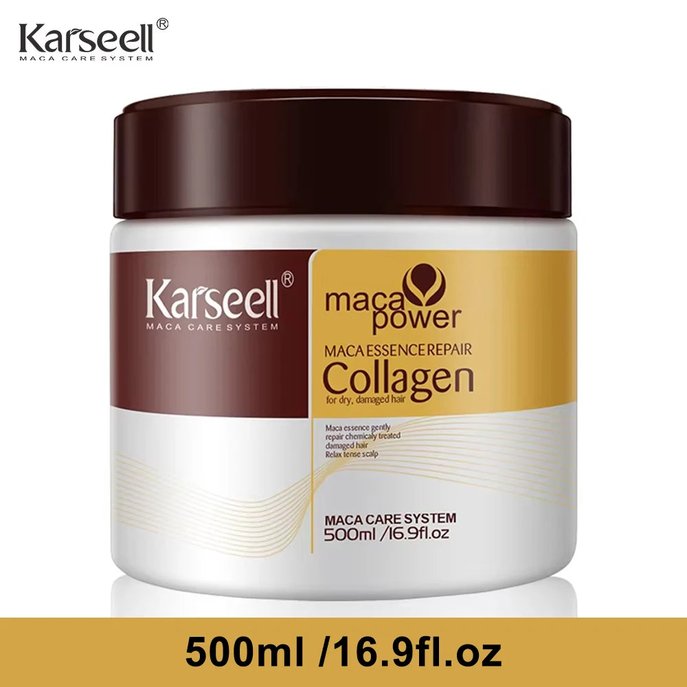 Karseell Collagen Hårinpackning – Djupverkande Återfuktning med Arganolja (100ml / 500ml)