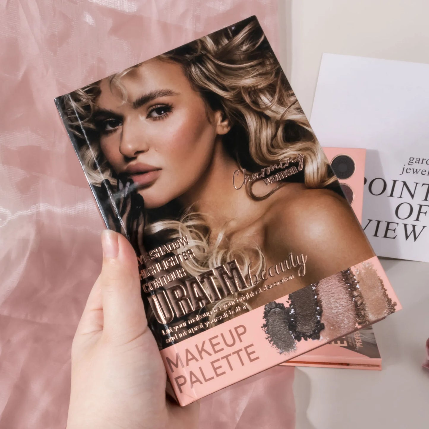 đ Professionell Makeup-palett med 54 fĂ€rger â Allt-i-ett: Ăgonskugga, Rouge, Highlighter & Contouring