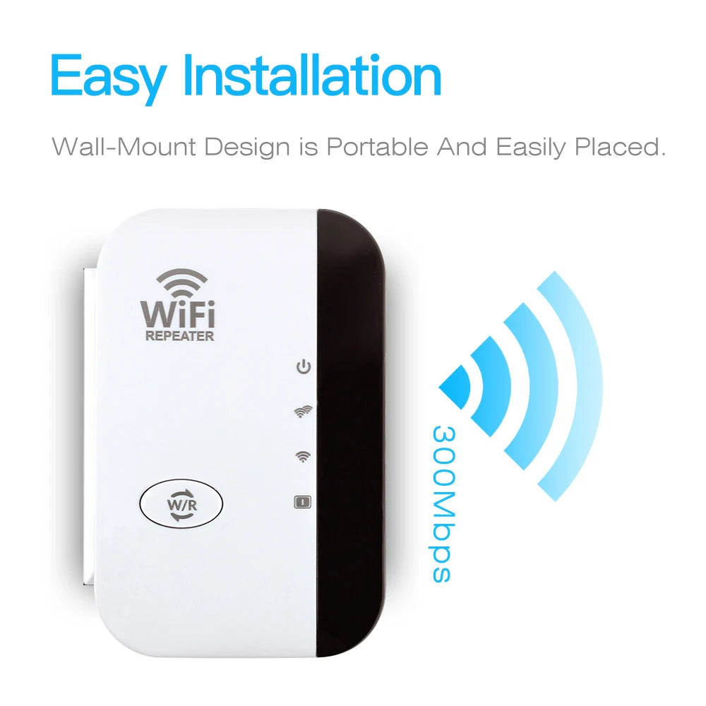 đ¶ FENVI WiFi Repeater â 300 Mbps SignalförstĂ€rkare med WPS & FjĂ€rrstyrning