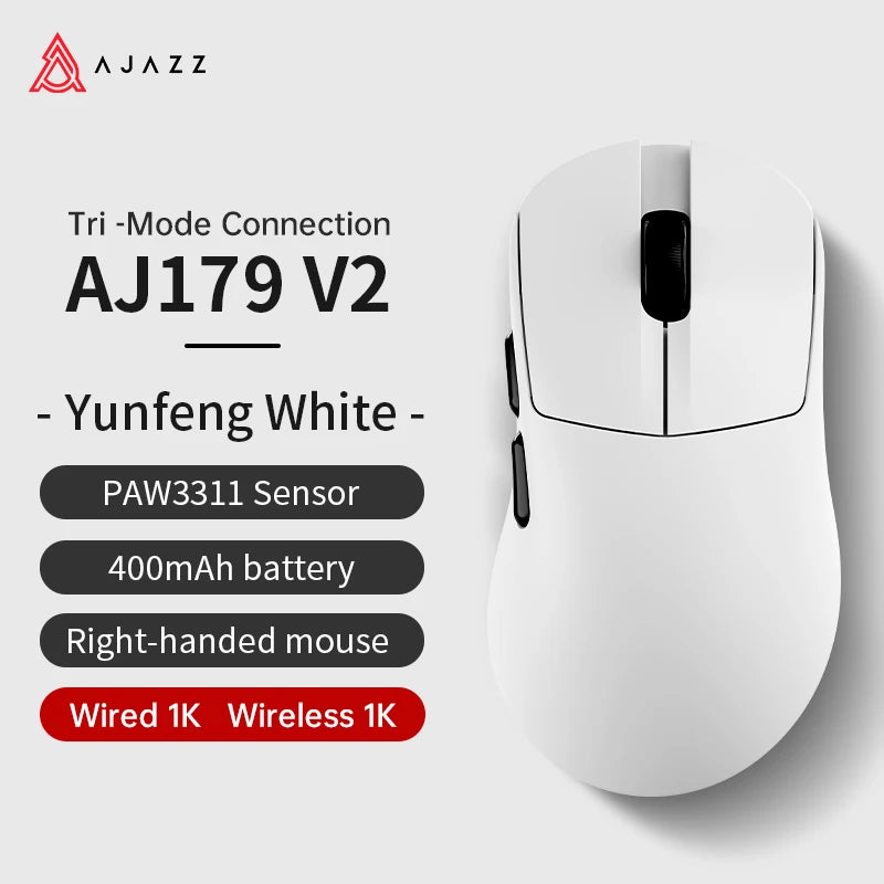 đź AJAZZ AJ179 PRO â TrĂ„dlös & TrĂ„dbunden Gamingmus med Magnetisk Laddningsstation