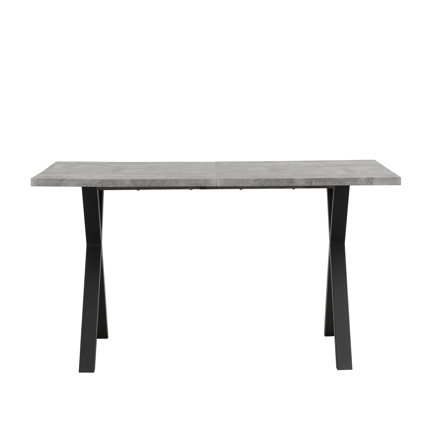 Jugacool Matbord – Modern Minimalism i Smidesjärn & Betonglook (140 × 80 cm)