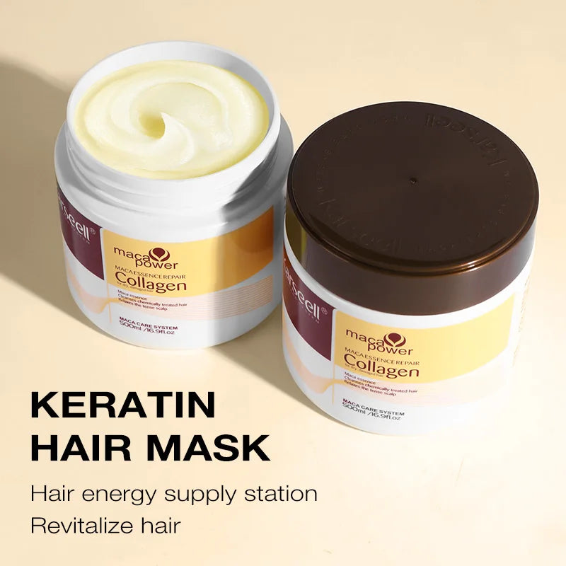 Karseell Collagen Hårinpackning – Djupverkande Återfuktning med Arganolja (100ml / 500ml)