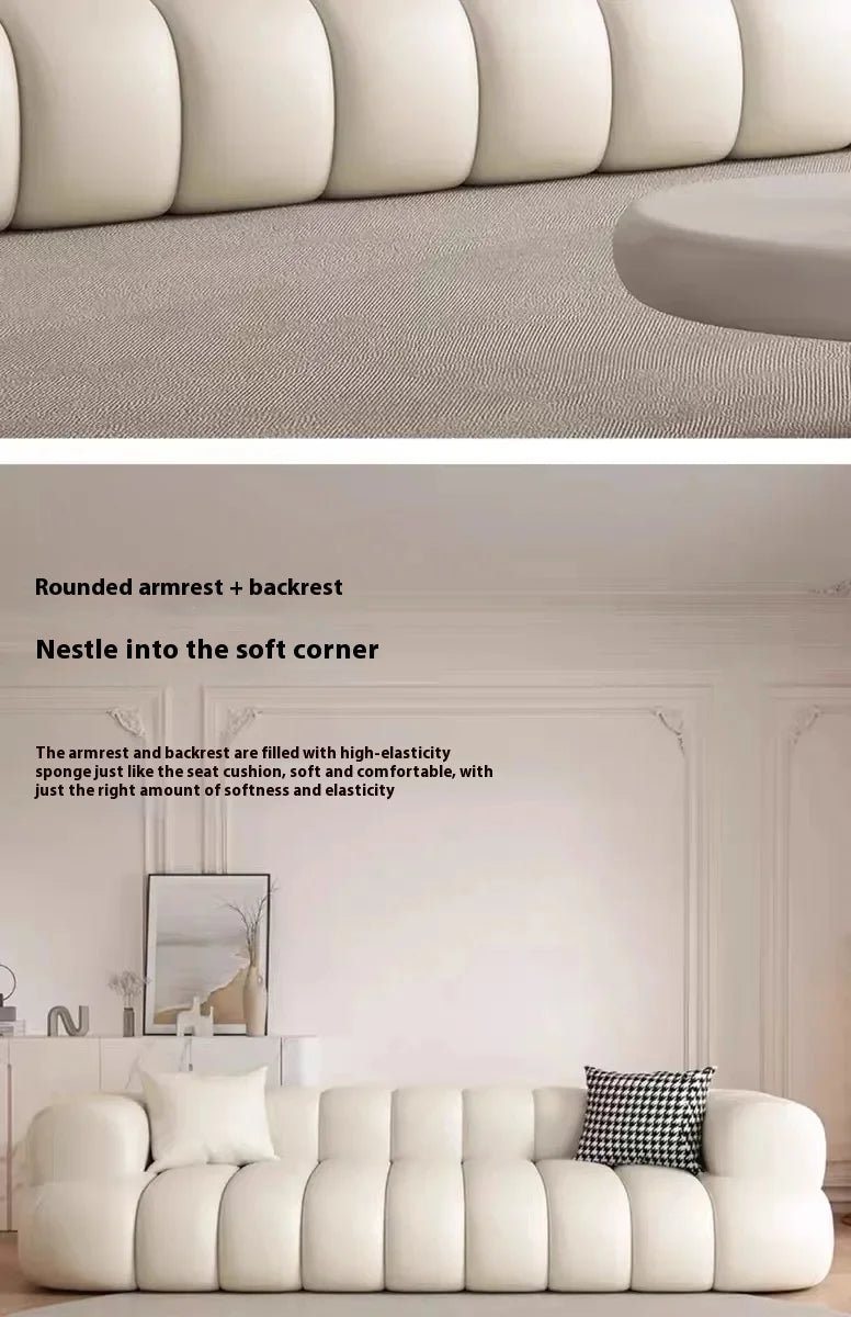 Lyxig Modern Hörnsoffa – Minimalistisk L-formad Design – För Vardagsrum & Barnrum