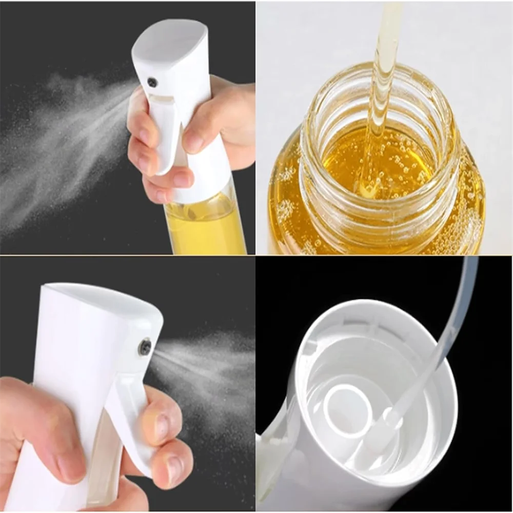 Oljedispenser med Sprayfunktion – 200ml/300ml/500ml – För Matlagning, Grill & Bakning