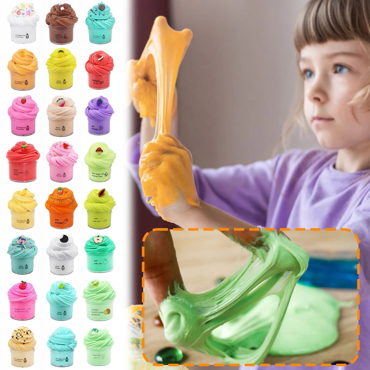 đ§ Butter Slime DIY Kit â Mjuk, Stretchig & Doftande Leklera för Barn