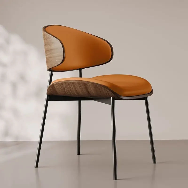 Modern Matstol i Konstläder – Mjuk & Lyxig Design för Vardagsrum eller Café