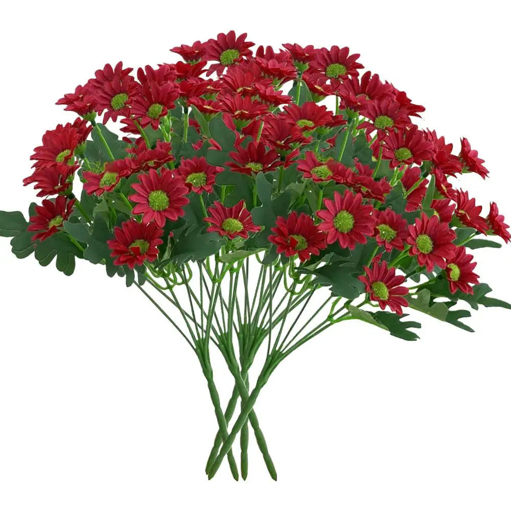 Konstgjorda Höstblommor – Vattentåliga Mumsblommor för Utomhus & Inomhus (5-pack)