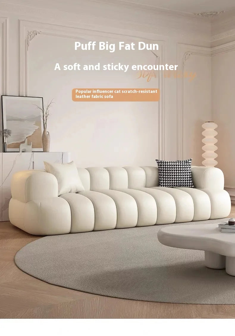 Lyxig Modern Hörnsoffa – Minimalistisk L-formad Design – För Vardagsrum & Barnrum