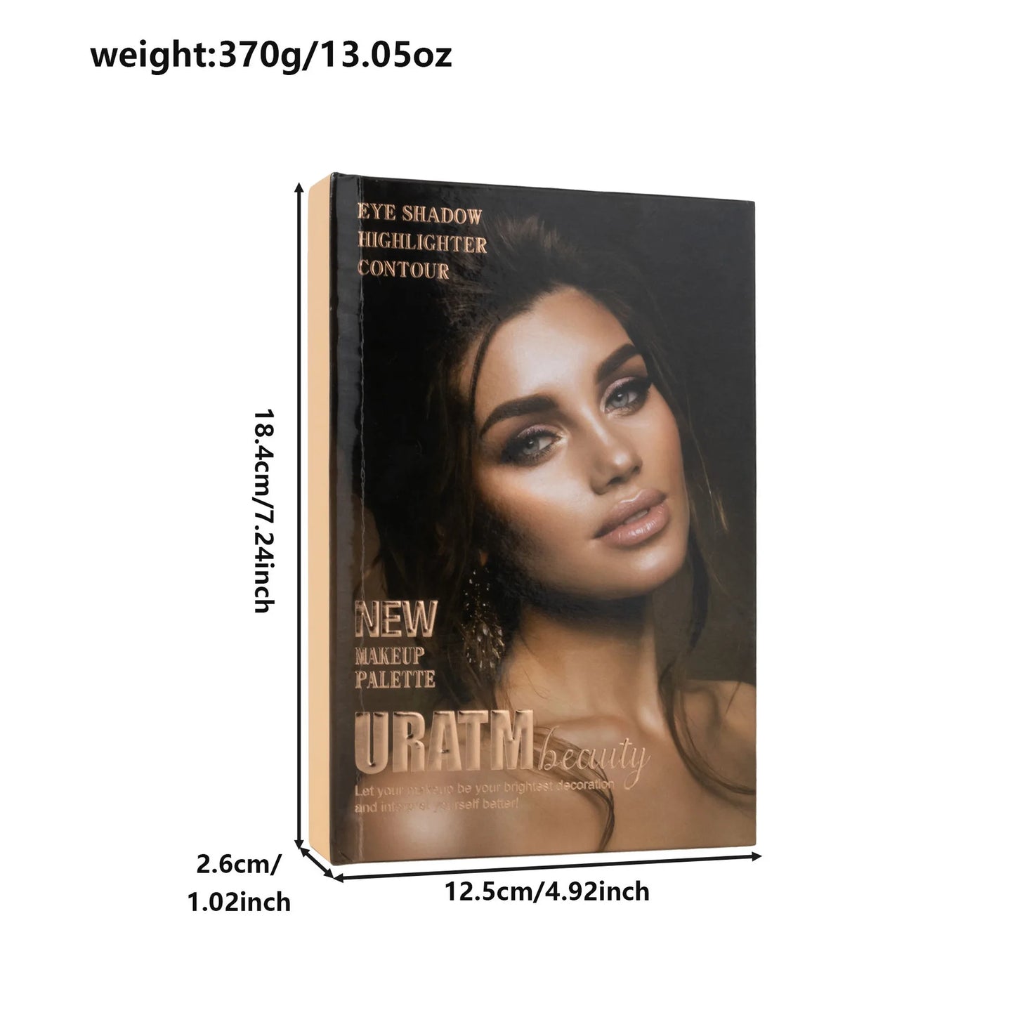 đ Professionell Makeup-palett med 54 fĂ€rger â Allt-i-ett: Ăgonskugga, Rouge, Highlighter & Contouring