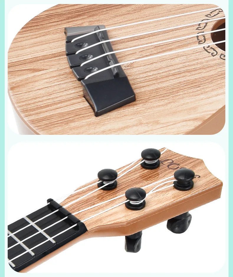 đž Barn-Gitarr 35 cm â Musikleksak med StrĂ€ngar | För Flickor & Pojkar frĂ„n 3 Ă„r
