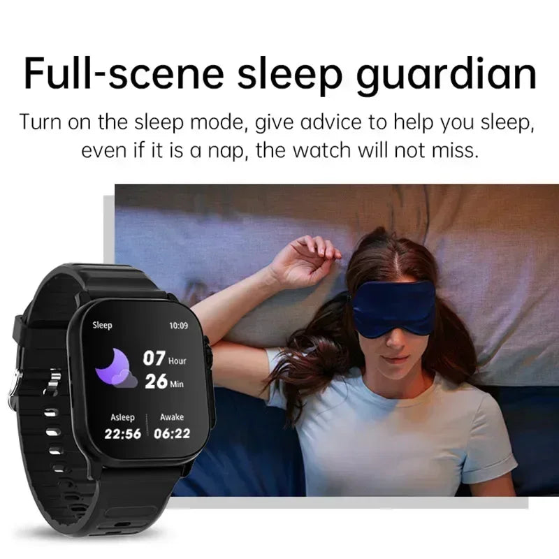Smartklocka Ultra 9 Gen 2 – 2.2" HD Skärm – Bluetooth & NFC – Fitness & Hälsa