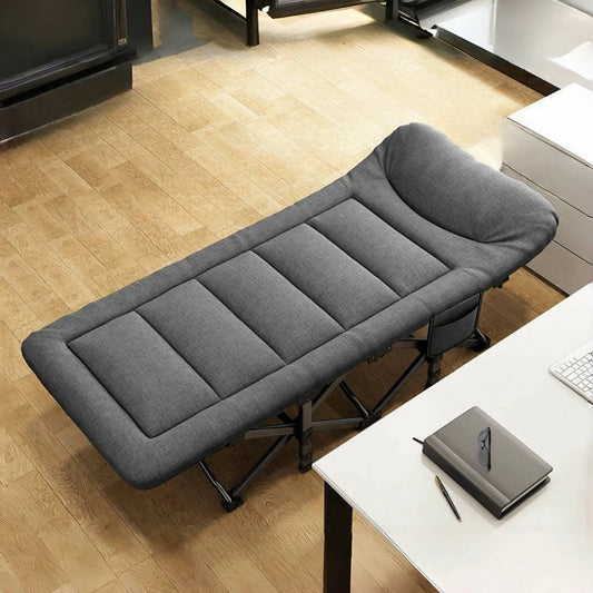 Hopfällbar Solsäng för Utomhus & Camping – Modern Design – Med Kudde
