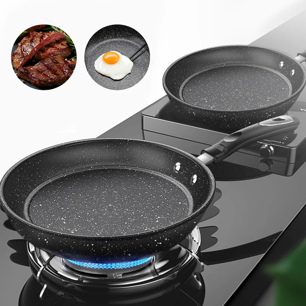 Nonstick Stekpanna – Maifan Stone – 22/24/26/28 cm – För Induktion & Alla Spisar