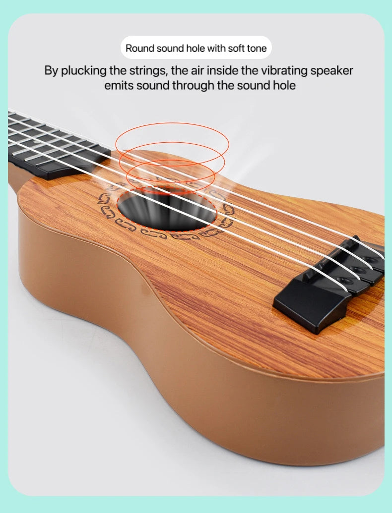 đž Barn-Gitarr 35 cm â Musikleksak med StrĂ€ngar | För Flickor & Pojkar frĂ„n 3 Ă„r